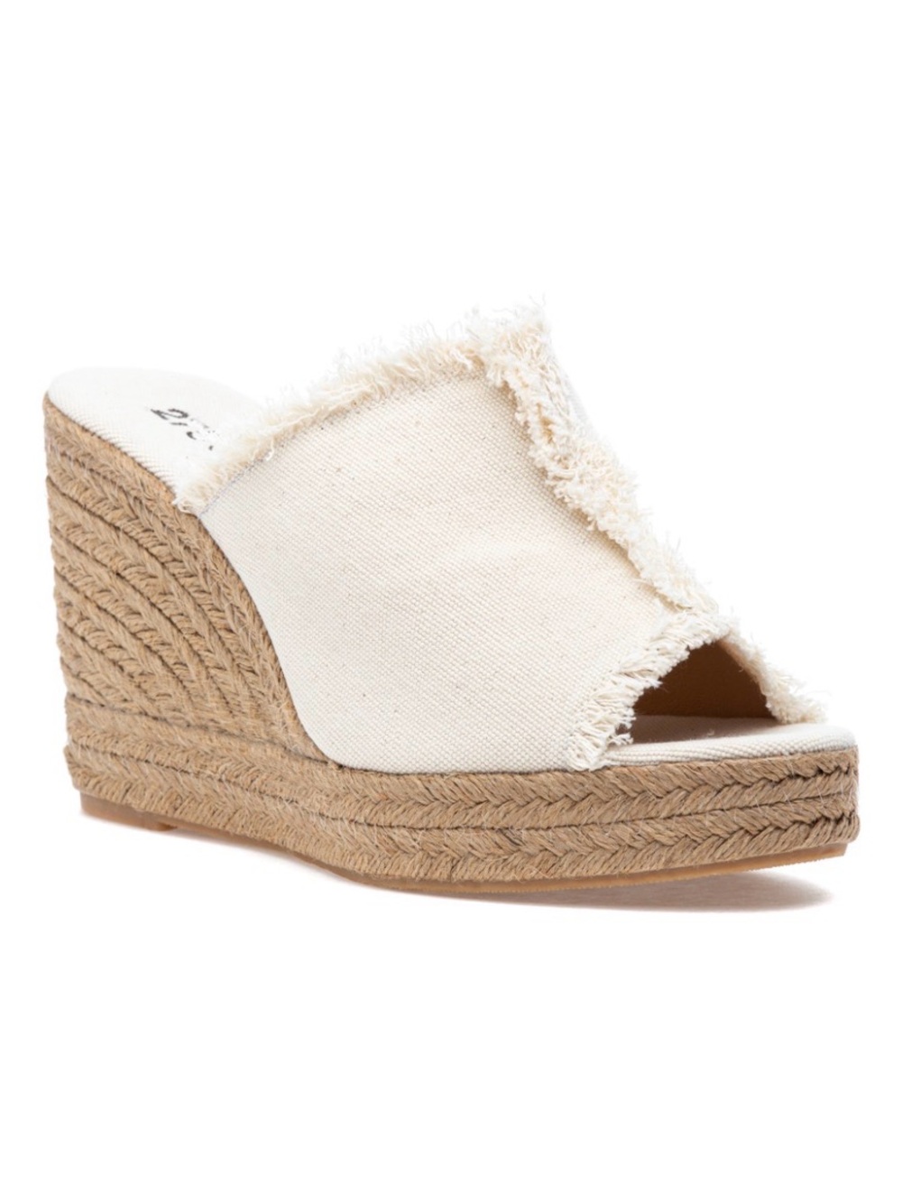 275 CENTRAL MILA WEDGE ESPADRILLE beige CRUDO. Size 39